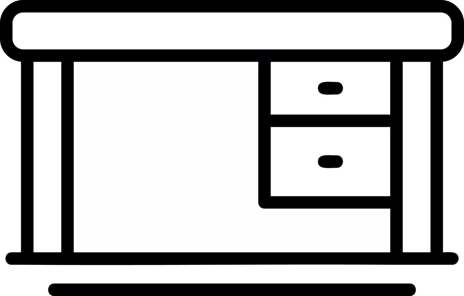 conception d'icône de vecteur de bureau