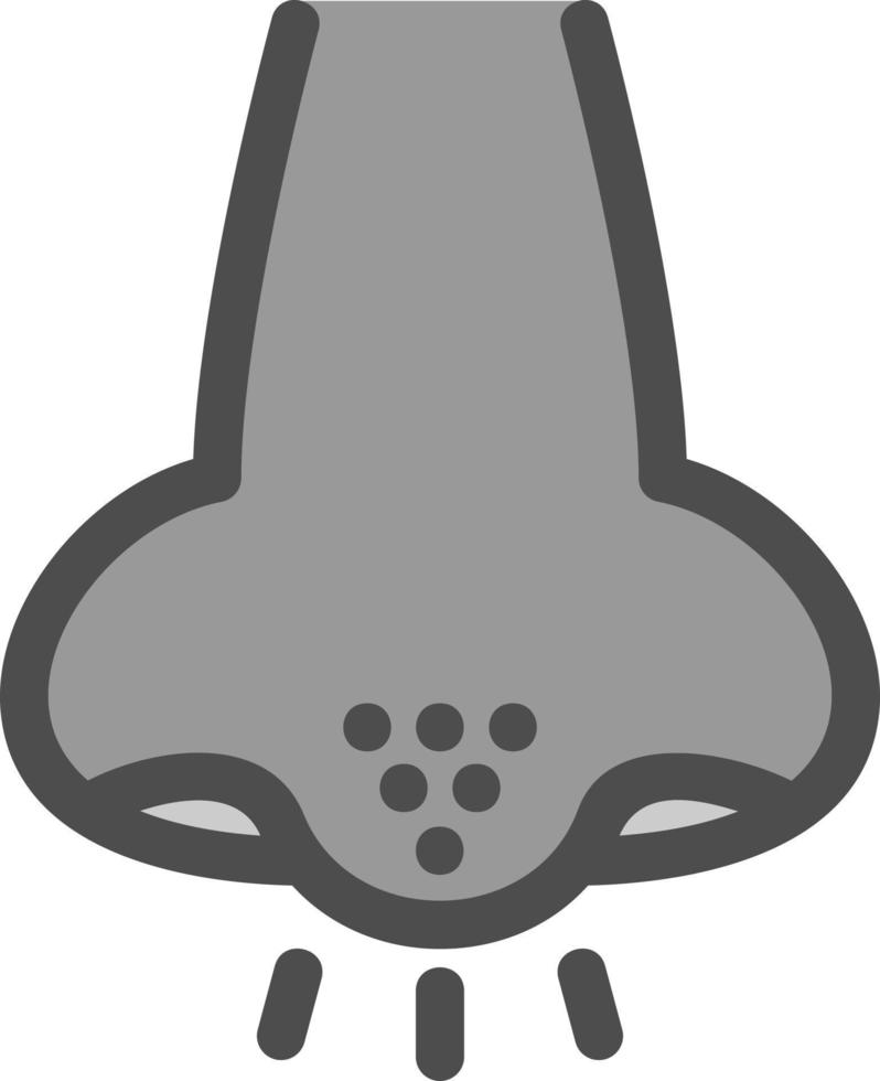 conception d'icône de vecteur de rhinologie