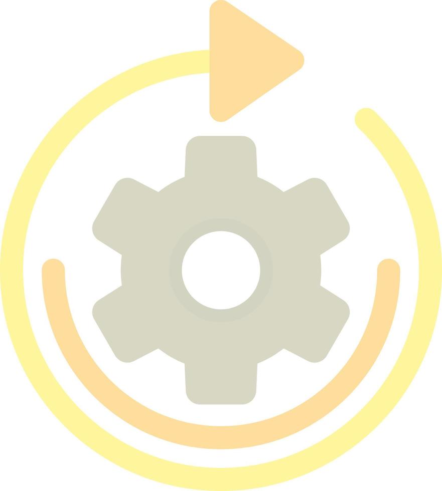 conception d'icône de vecteur de processus