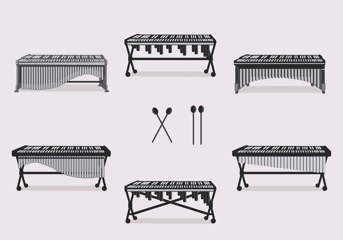 Vecteur traditionnel Marimba