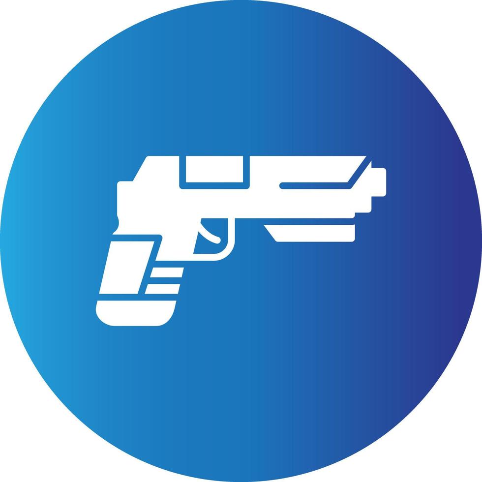 icône de création de pistolet vecteur