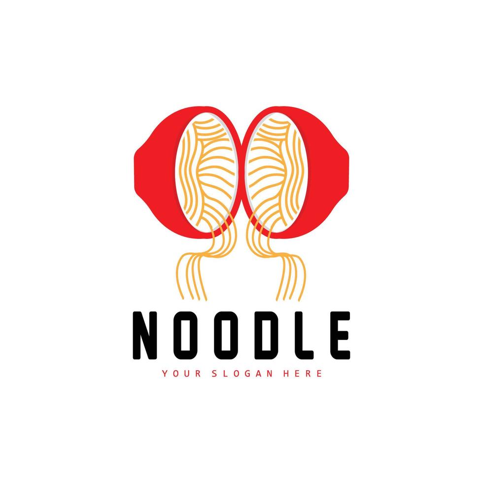 logo de nouilles, vecteur de ramen, cuisine chinoise, conception de marque de restauration rapide, marque de produit, café, logo d'entreprise