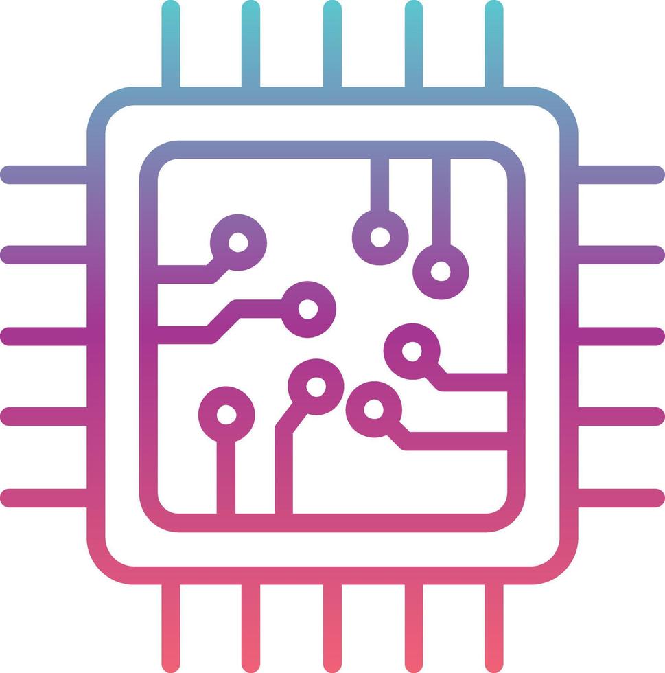 icône de vecteur de processeur