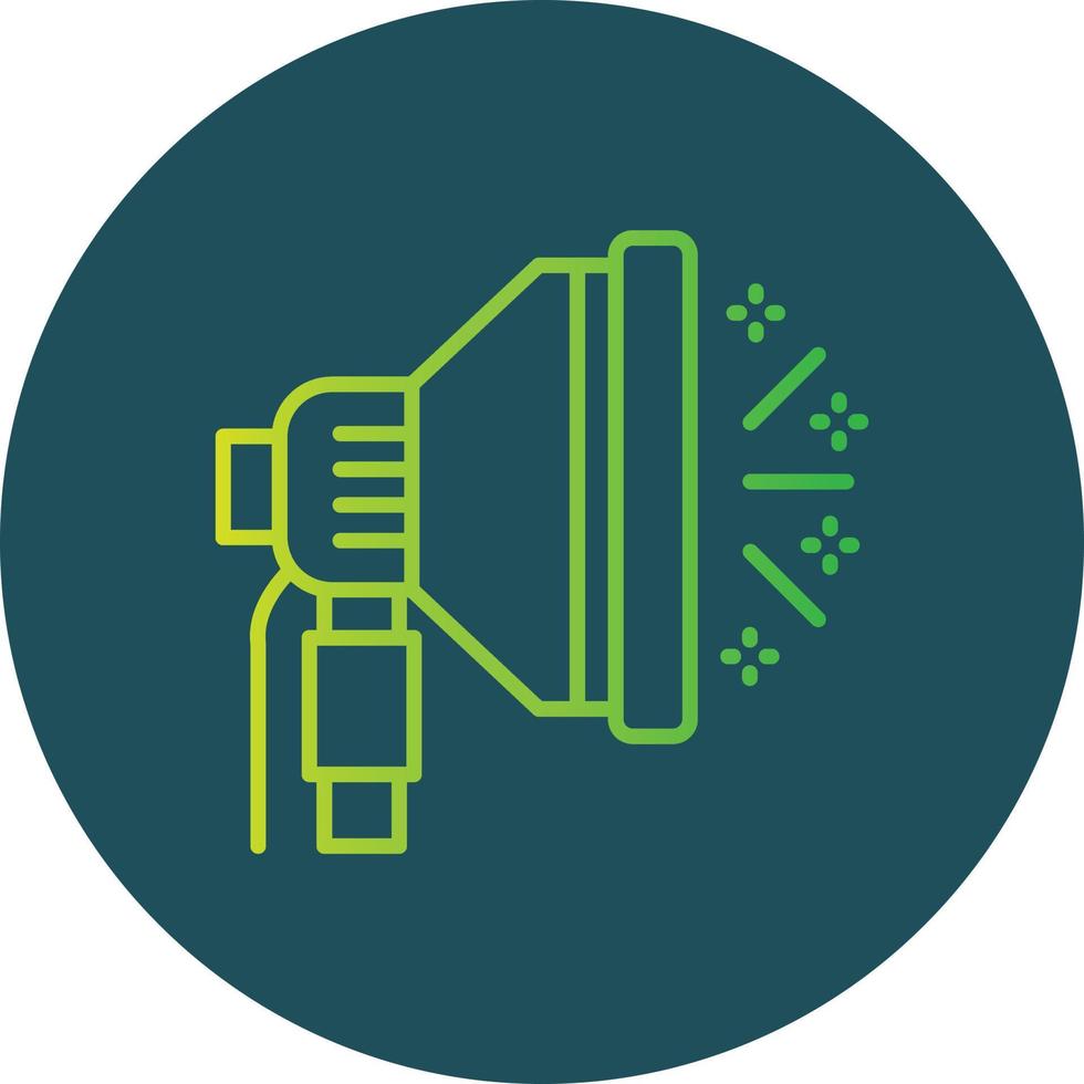 conception d'icône créative réflecteur vecteur