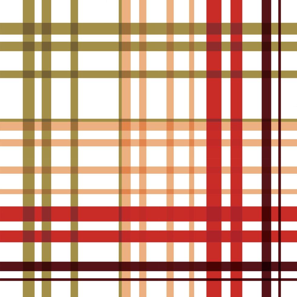 Le textile sans couture à carreaux de buffle à carreaux est un tissu à motifs composé de bandes entrecroisées, horizontales et verticales de plusieurs couleurs. les tartans sont considérés comme une icône culturelle de l'écosse. vecteur