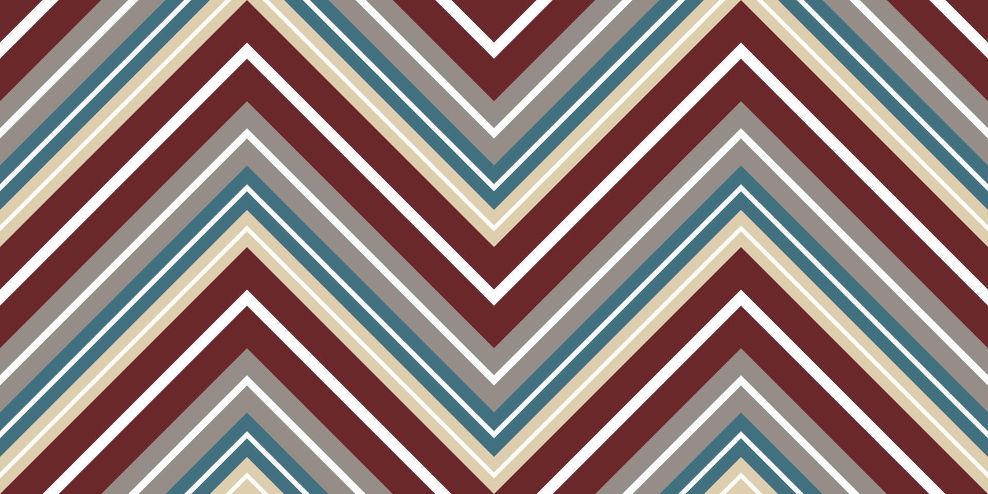 arrière-plan géométrique à motif chevron harmonieux pour papier peint, papier cadeau, impression de tissu, meubles. impression en zigzag. ornement peint inhabituel de coups de pinceau. vecteur