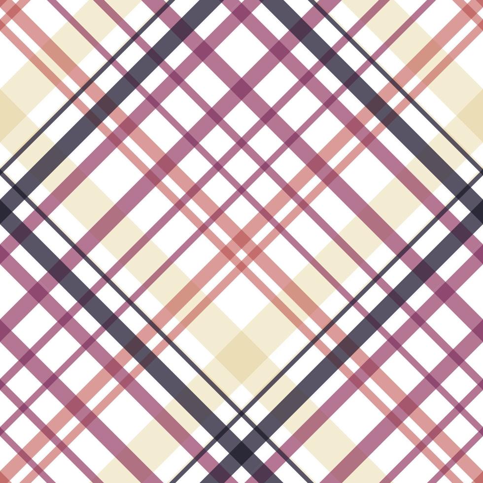 Le textile design à rayures est un tissu à motifs composé de bandes entrecroisées, horizontales et verticales de plusieurs couleurs. les tartans sont considérés comme une icône culturelle de l'écosse. vecteur