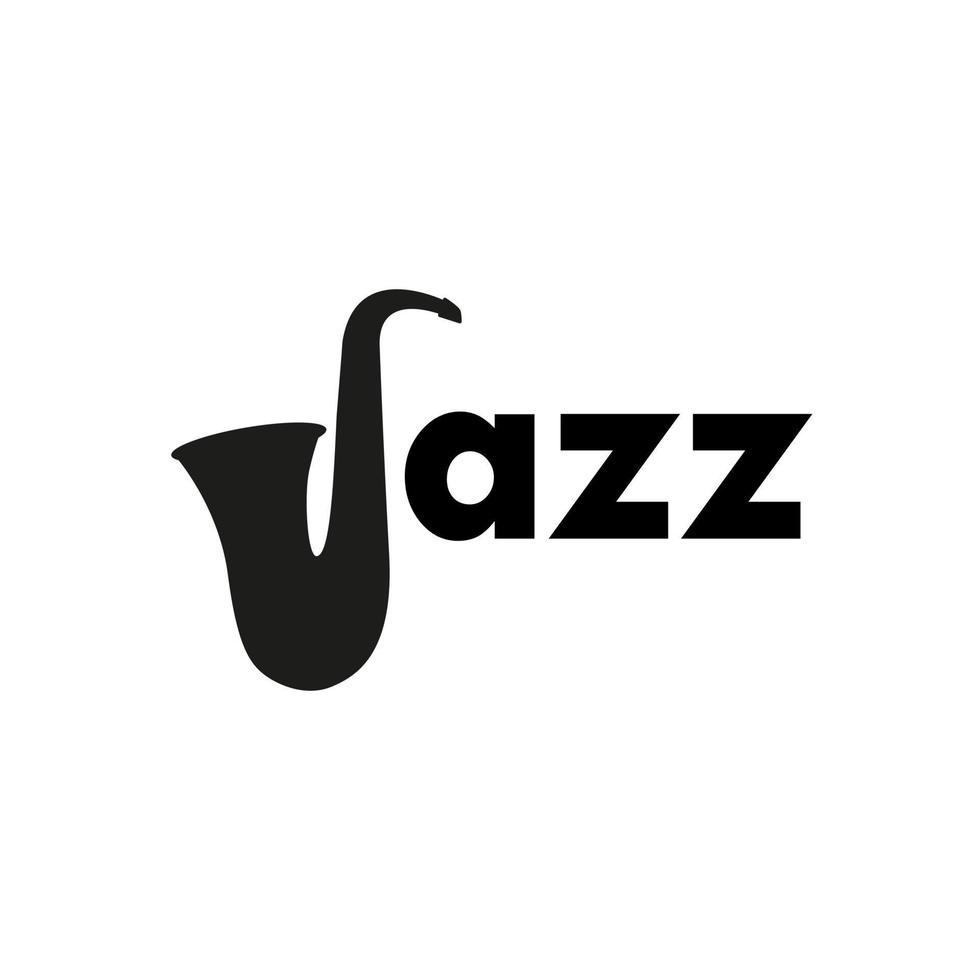 la conception de vecteur de logo de jazz