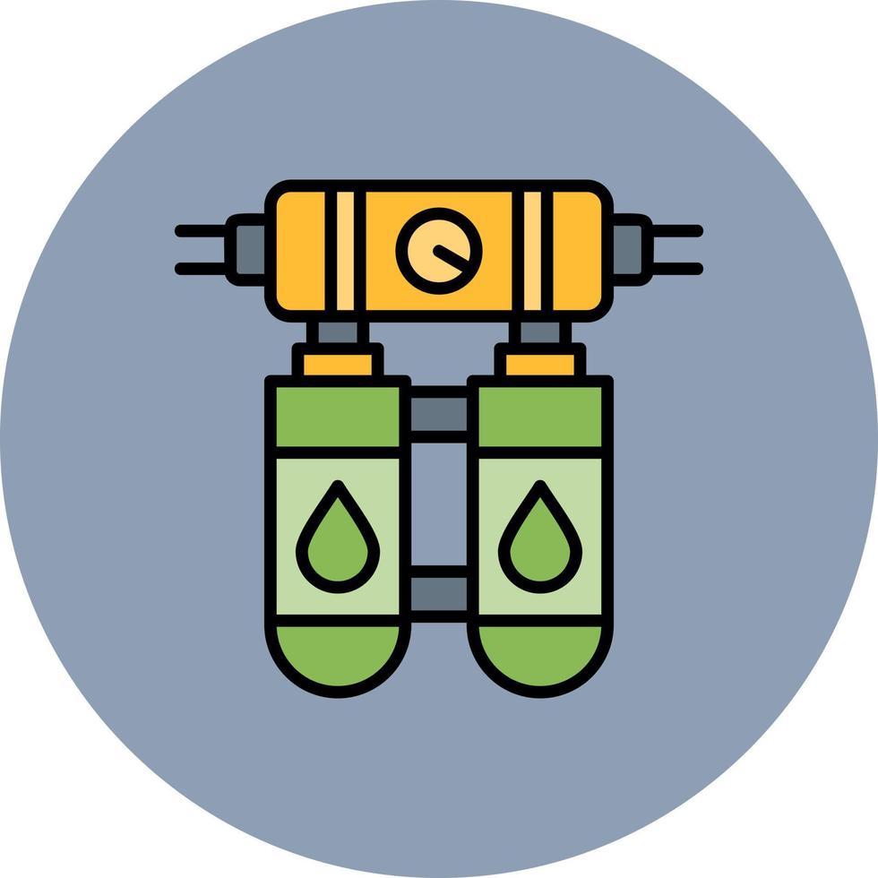 conception d'icône créative de filtre à eau vecteur