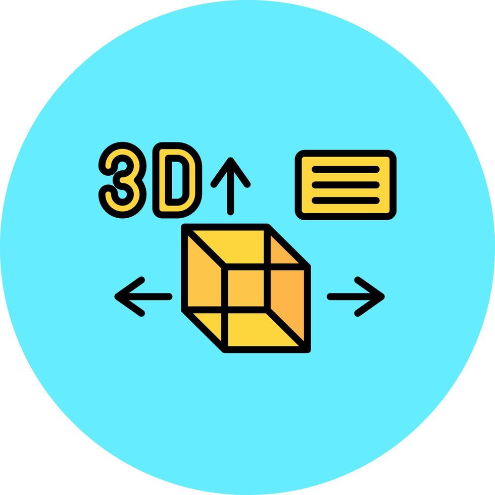 conception d'icônes créatives de conception 3d vecteur