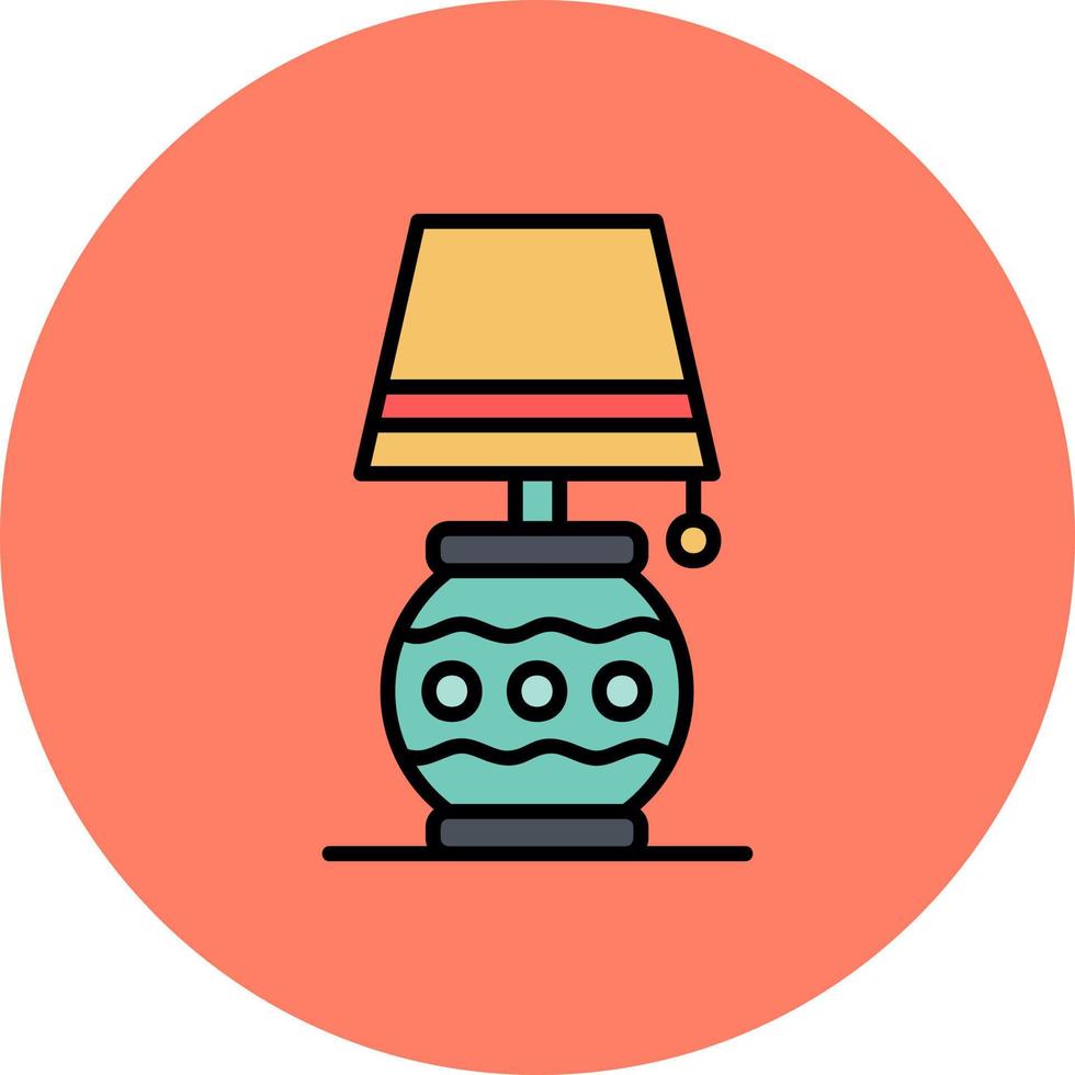 conception d'icône créative lampe de bureau vecteur