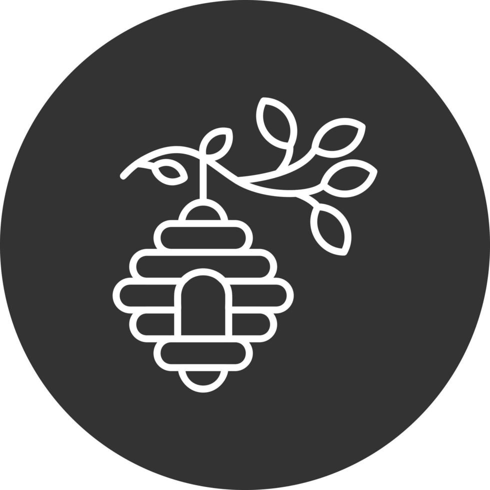 conception d'icône créative de ruche vecteur