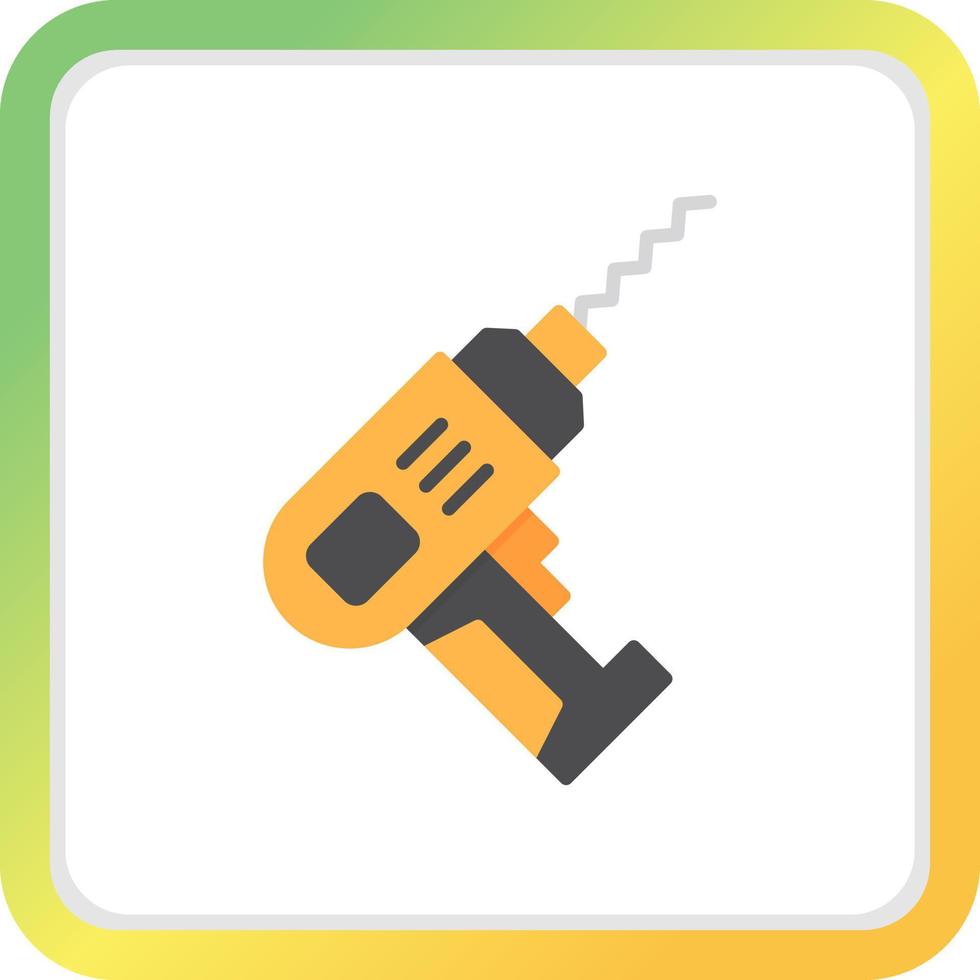conception d'icône créative perceuse à main vecteur