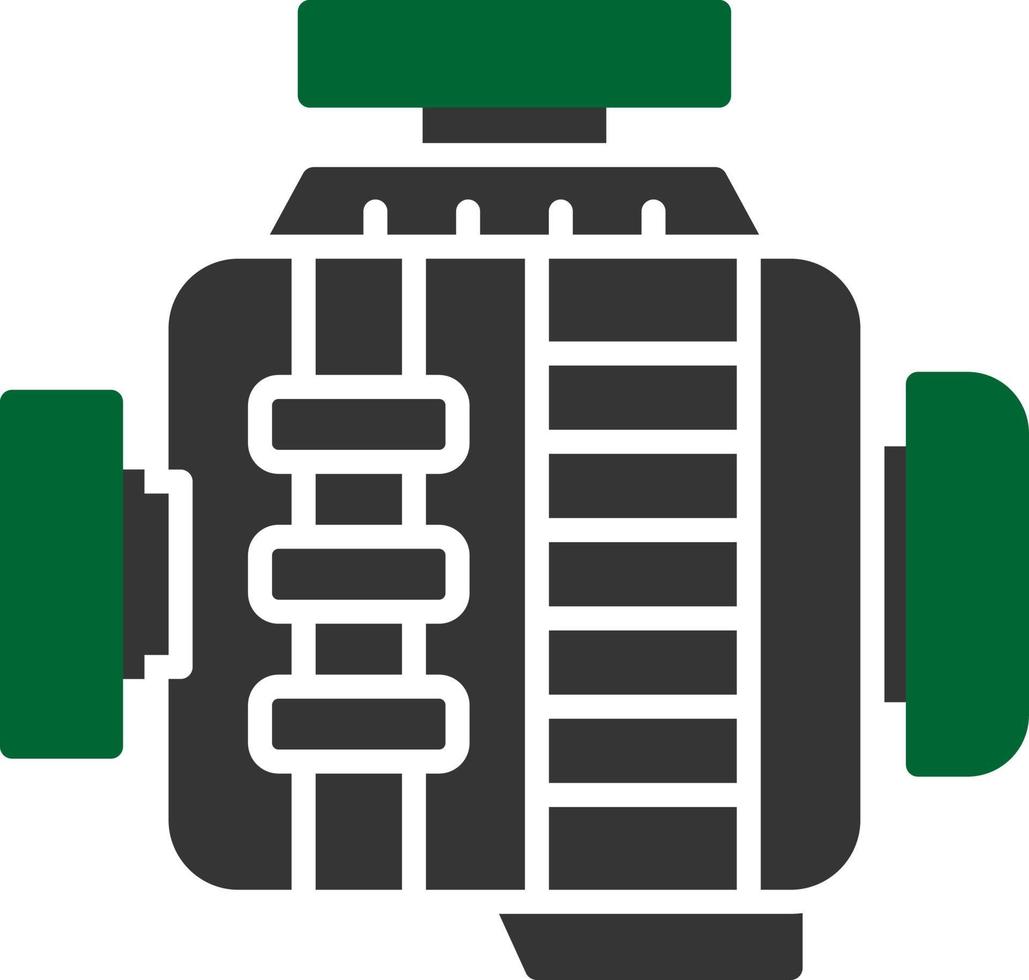 conception d'icône créative de moteur de voiture vecteur