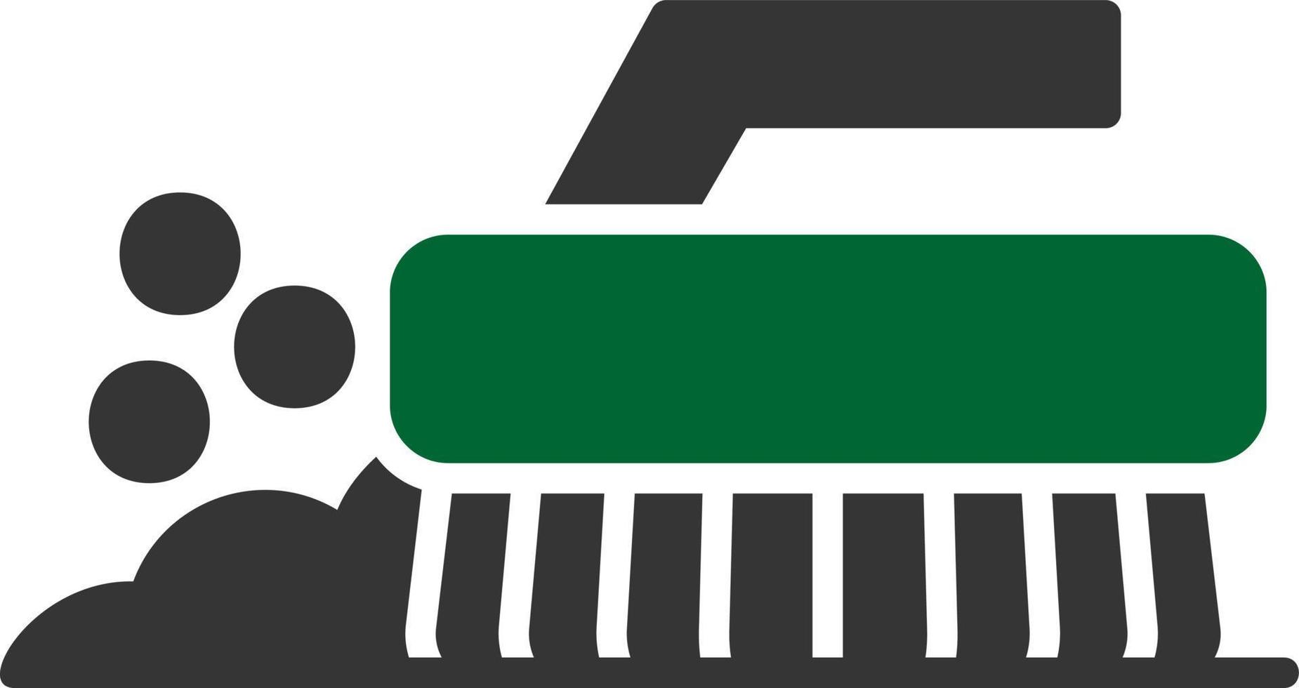 conception d'icône créative brosse vecteur