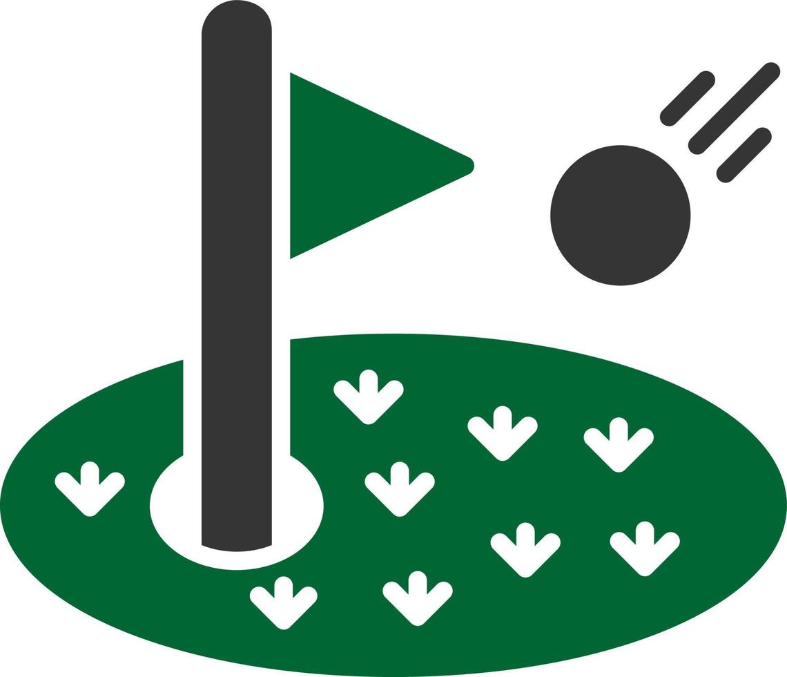 conception d'icônes créatives de golf vecteur