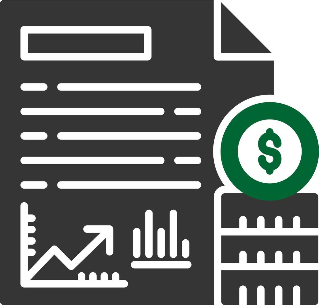 conception d'icônes créatives d'investissement vecteur