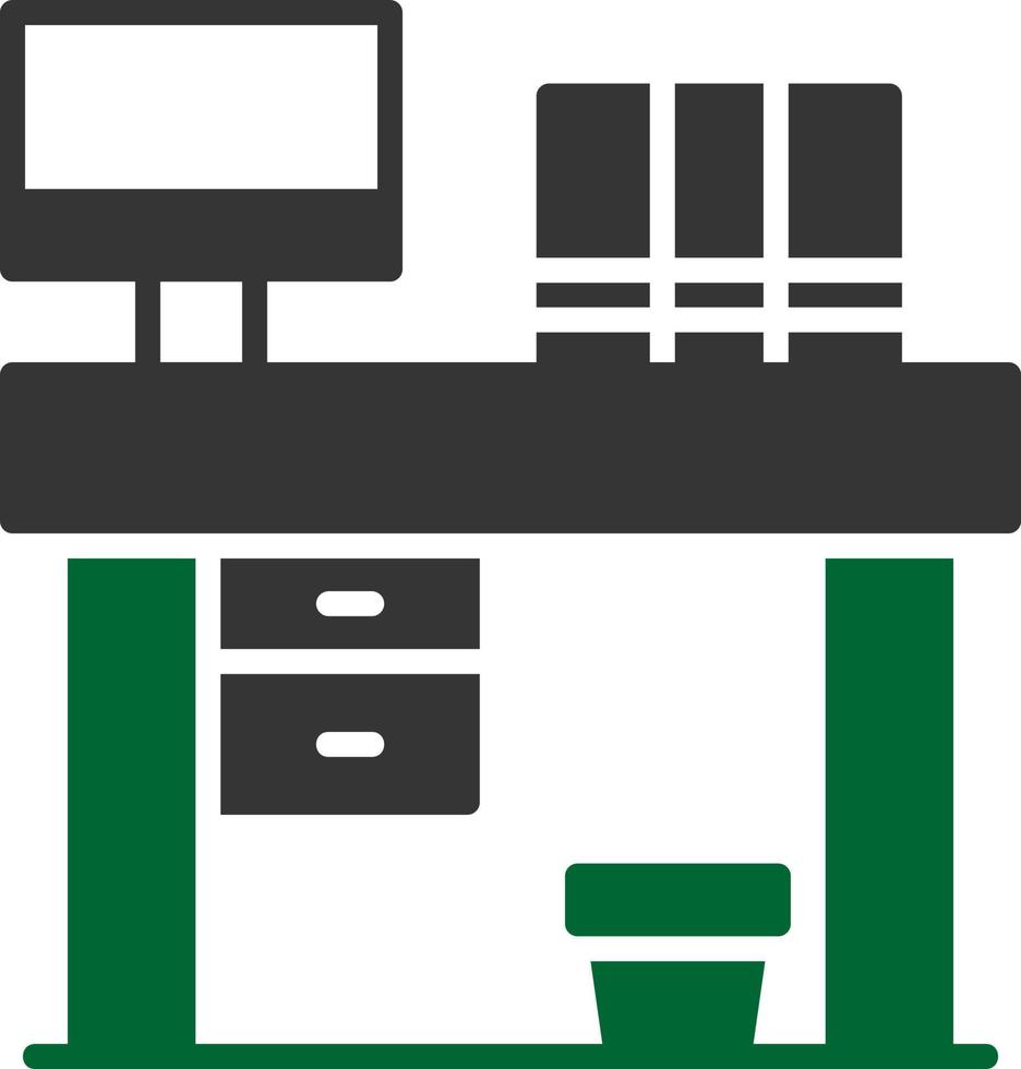 conception d'icône créative de table de bureau vecteur