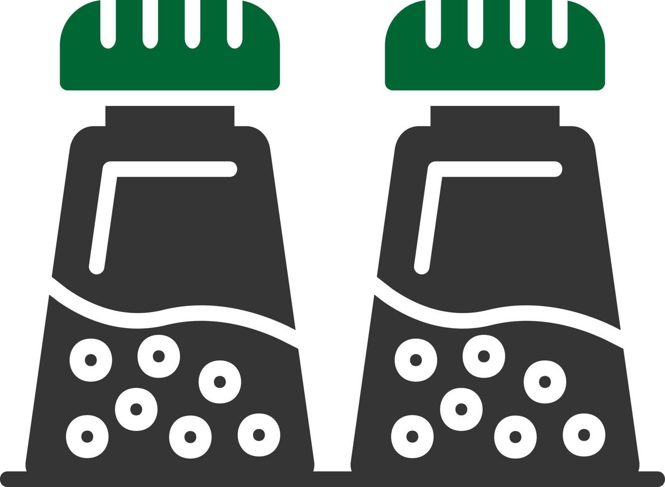 conception d'icône créative sel et poivre vecteur