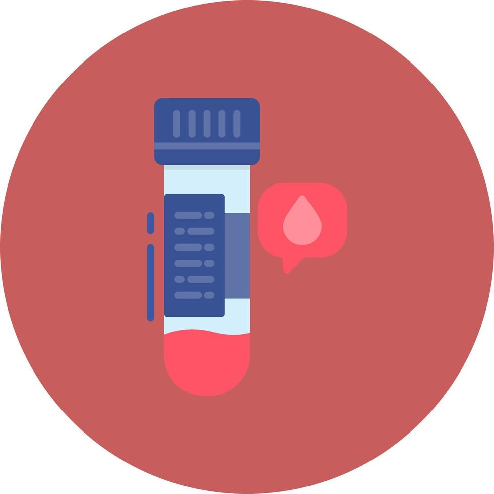 conception d'icône créative d'échantillon de sang vecteur