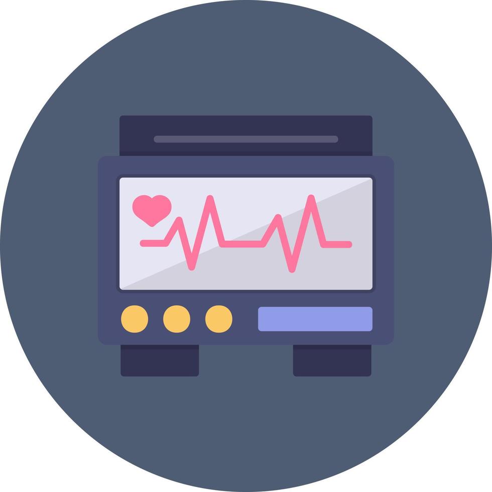 conception d'icône créative moniteur ekg vecteur