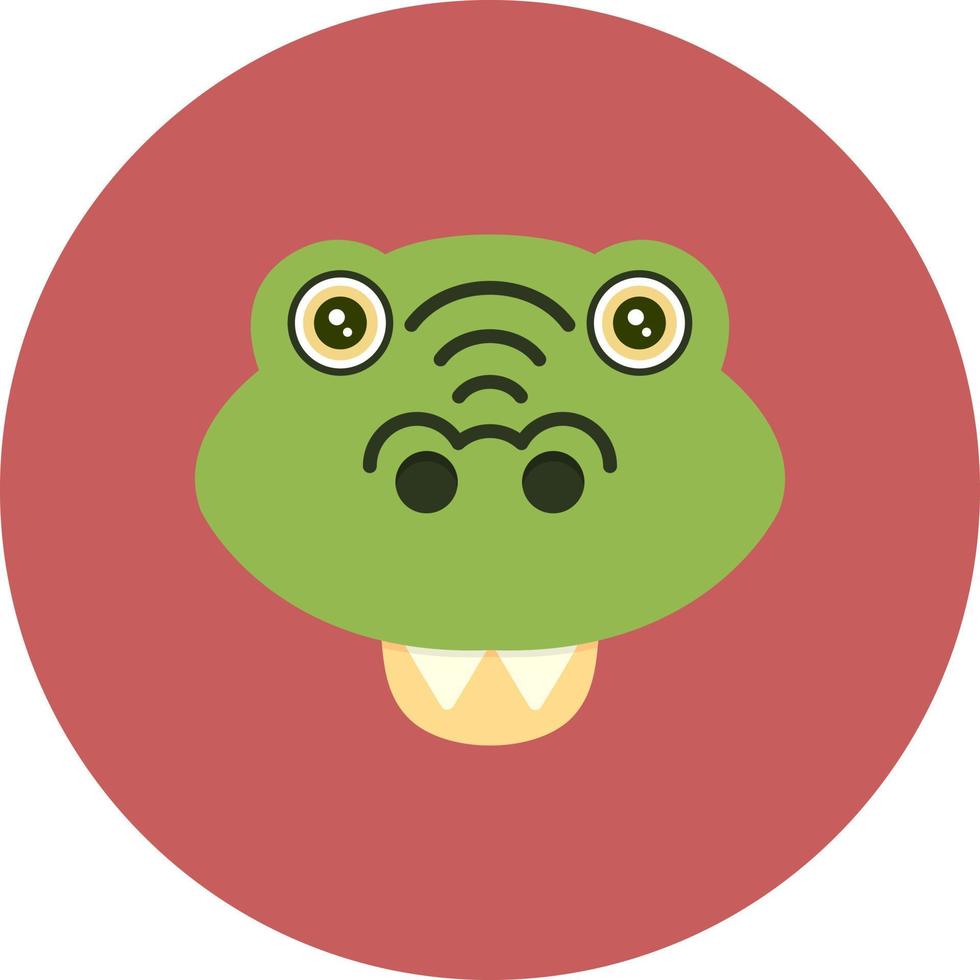conception d'icône créative crocodile vecteur