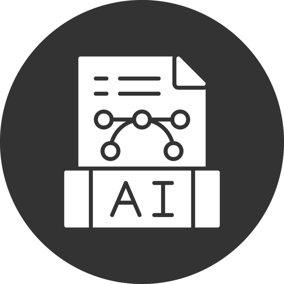 conception d'icône créative de fichier ai vecteur