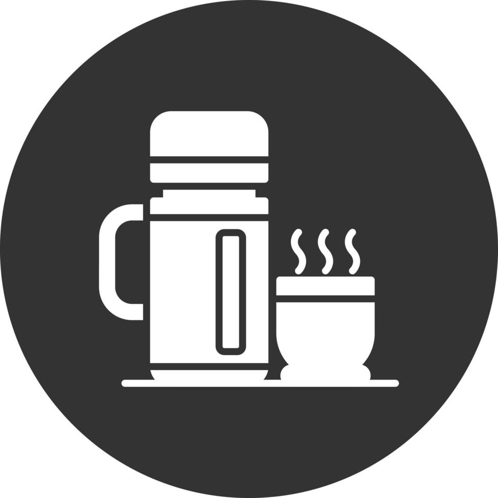 conception d'icône créative thermos vecteur