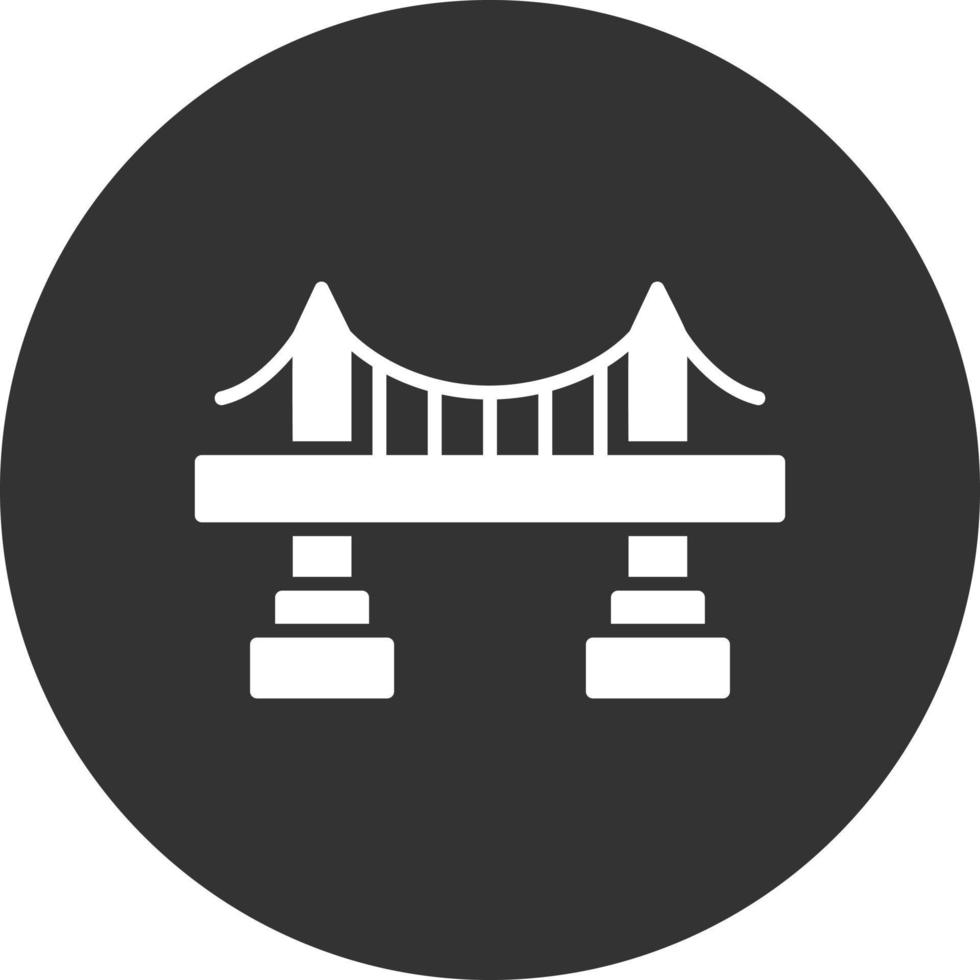 conception d'icône créative de pont vecteur