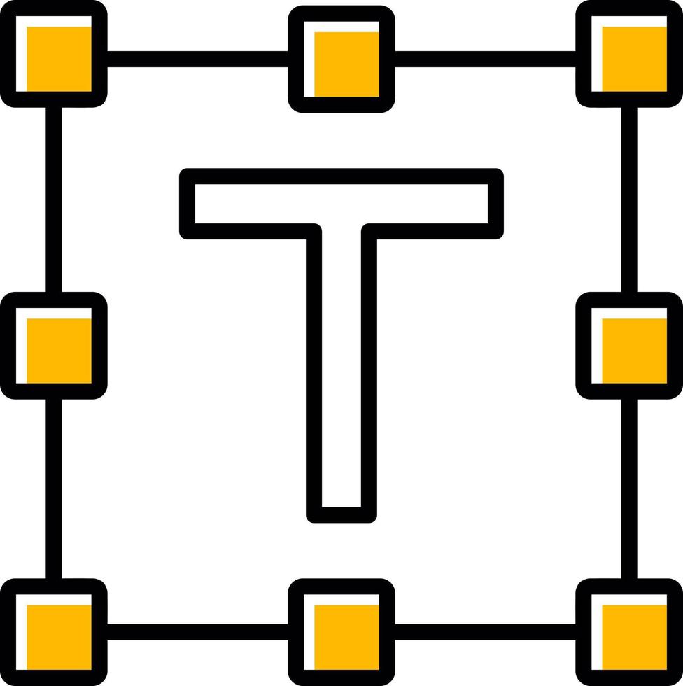 conception d'icône créative de zone de texte vecteur