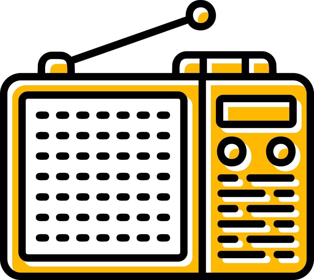 conception d'icône créative radio vecteur