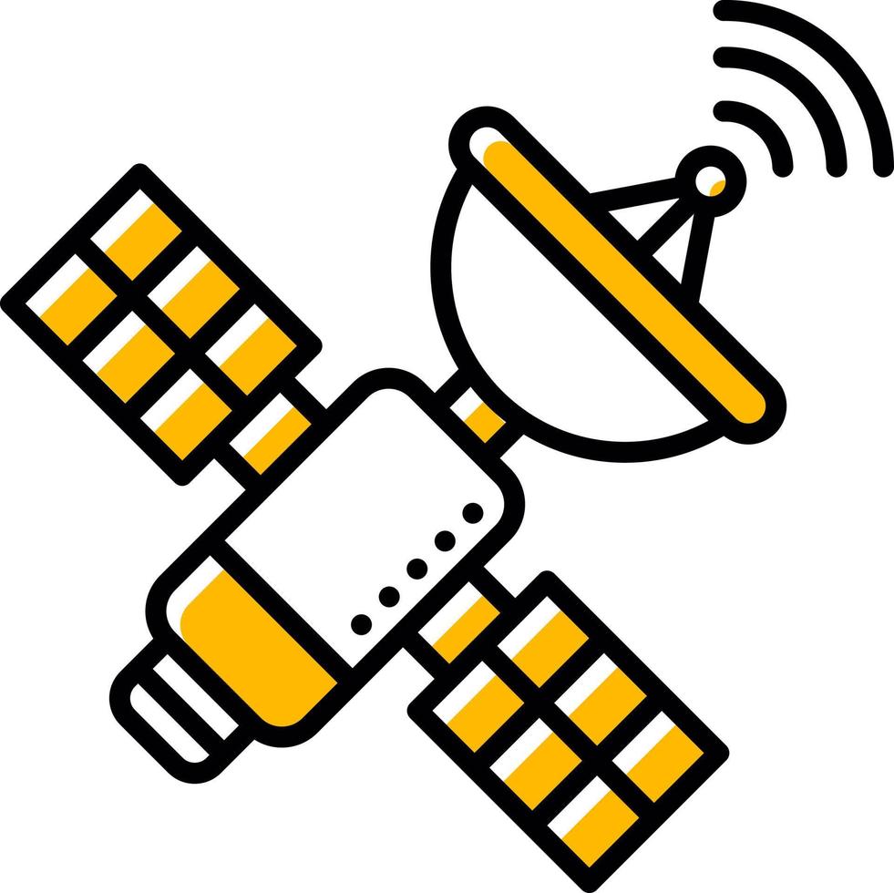 conception d'icône créative satellite vecteur