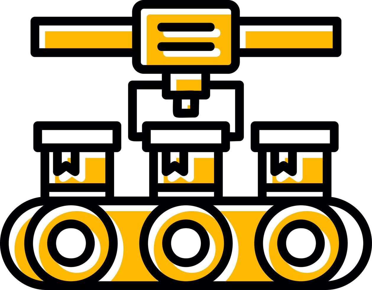 conception d'icône créative de bande transporteuse vecteur