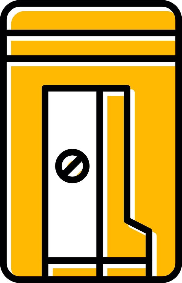 conception d'icône créative d'aiguisoir vecteur