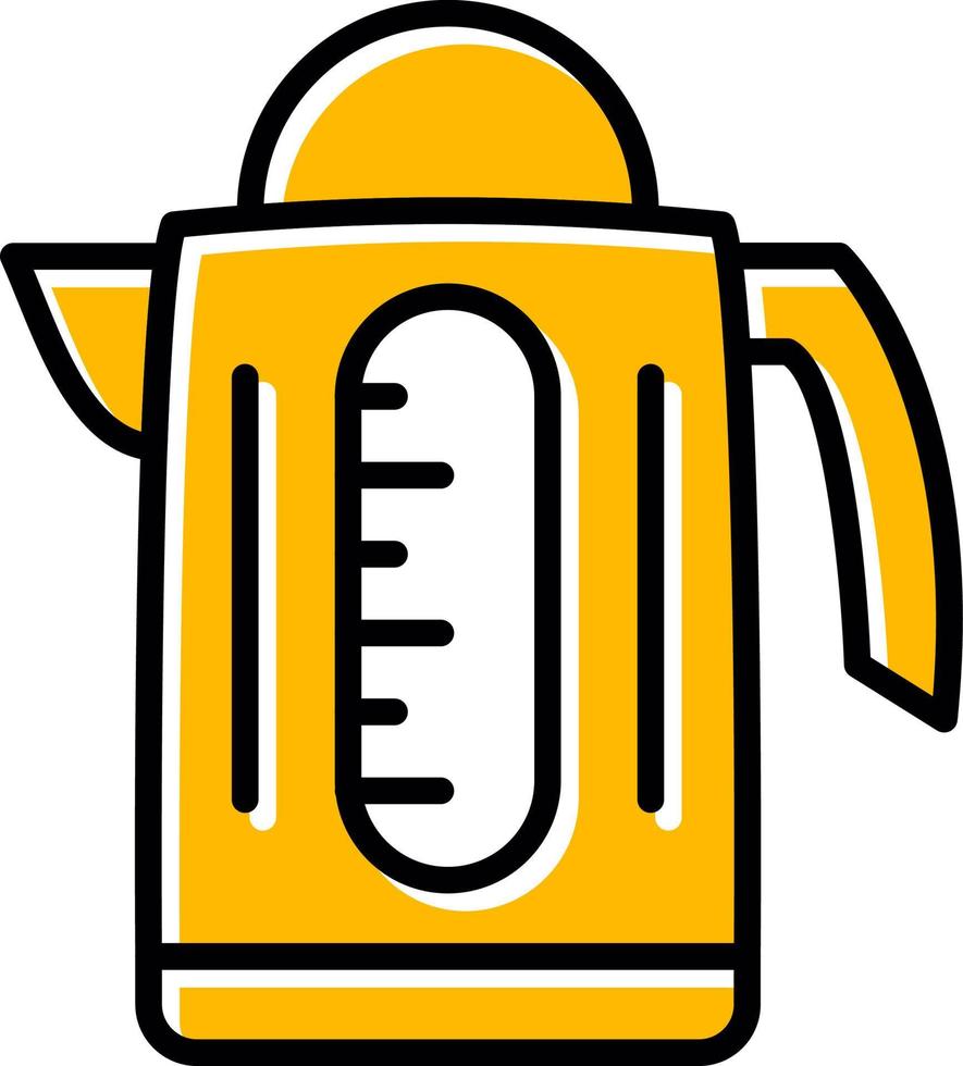conception d'icône créative bouilloire électrique vecteur