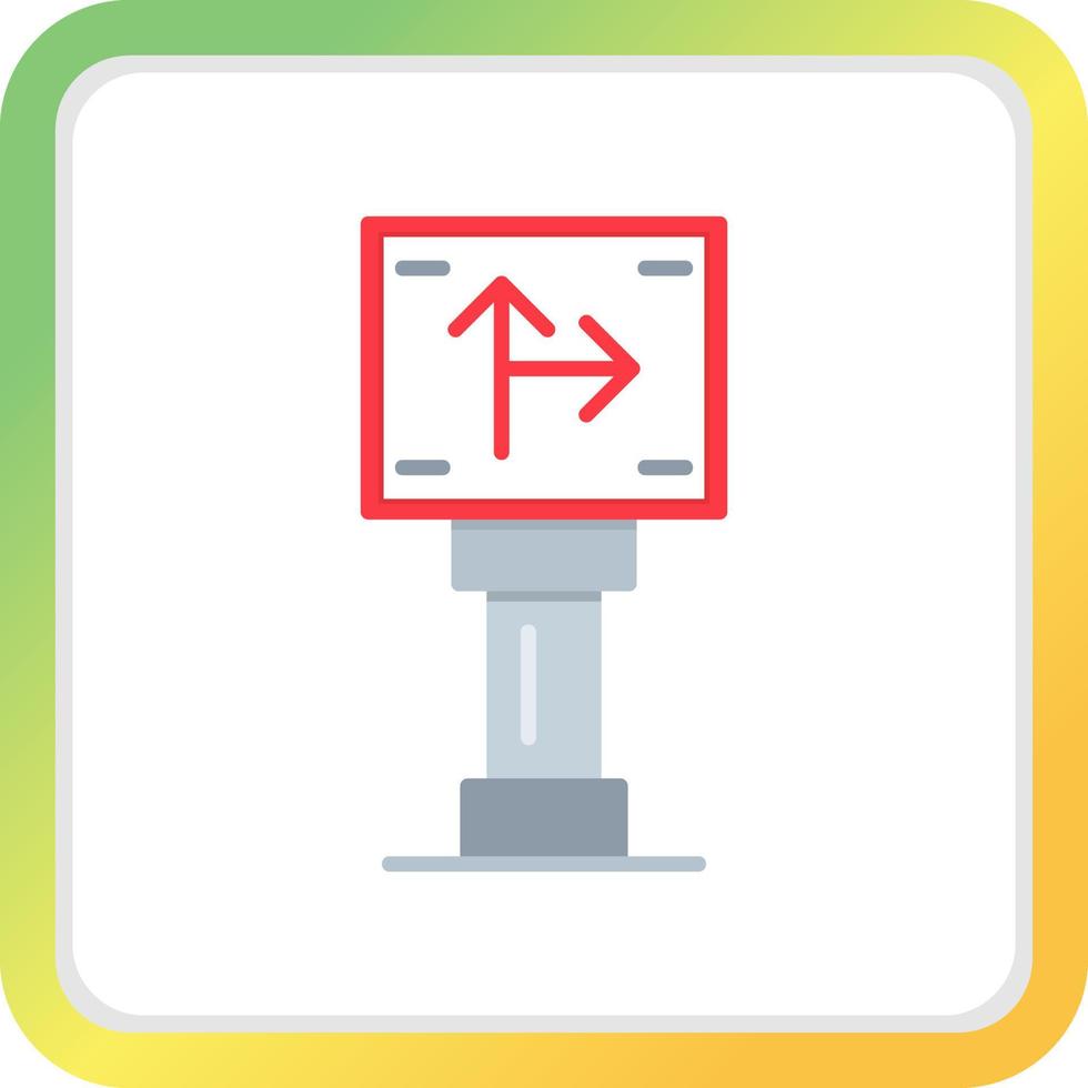 conception d'icône créative de panneau de signalisation vecteur