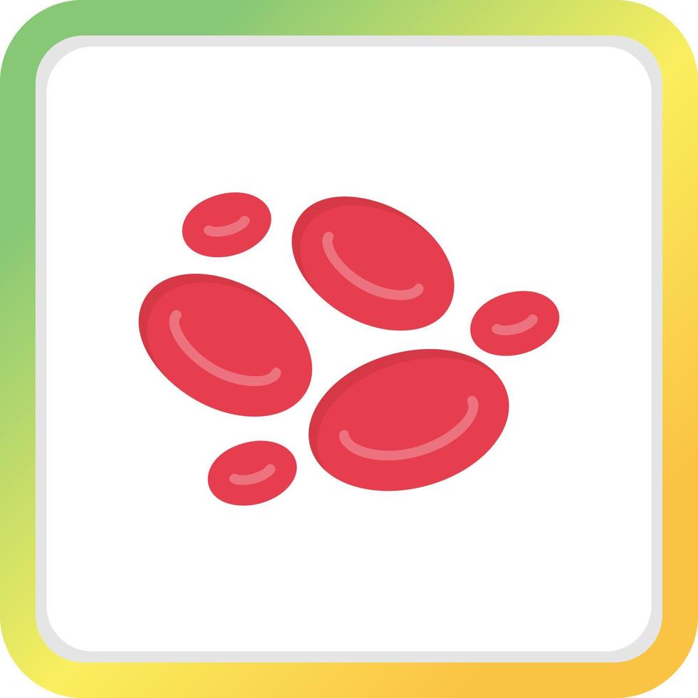 conception d'icône créative de cellules sanguines vecteur