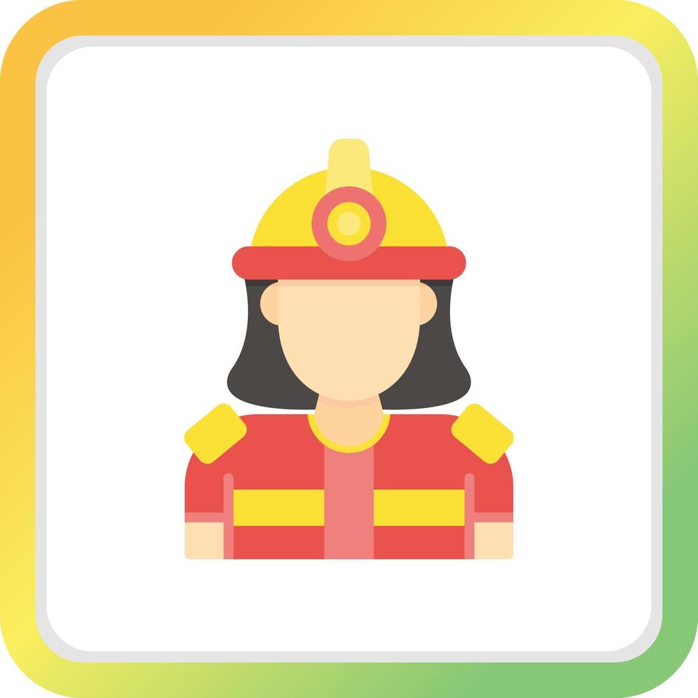 conception d'icône créative pompier vecteur