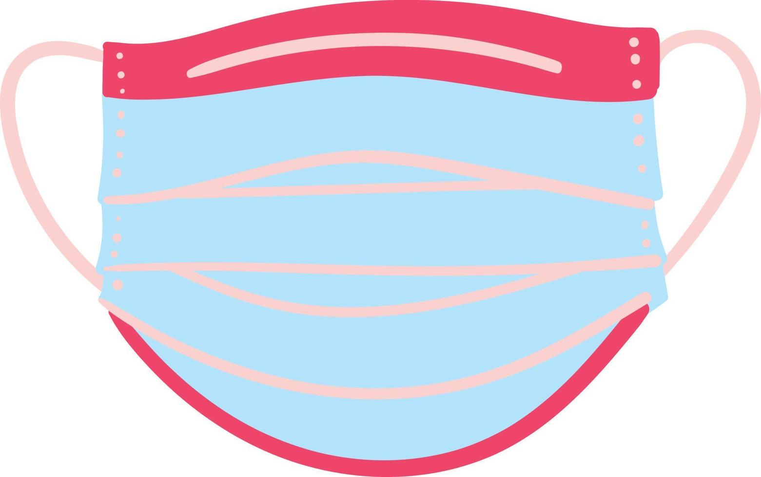 illustration de masque chirurgical vecteur