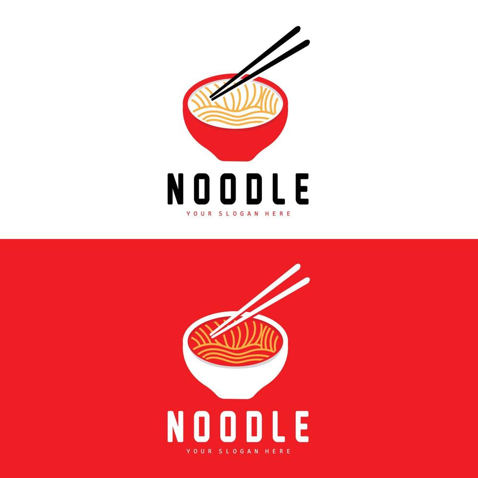 logo de nouilles, vecteur de ramen, cuisine chinoise, conception de marque de restauration rapide, marque de produit, café, logo d'entreprise