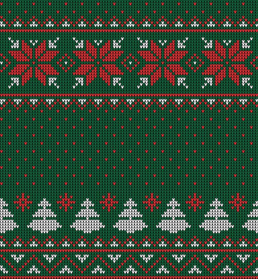 motif tricoté de noël et du nouvel an en vache. conception de pull en tricot de laine. papier peint papier d'emballage impression textile. vecteur