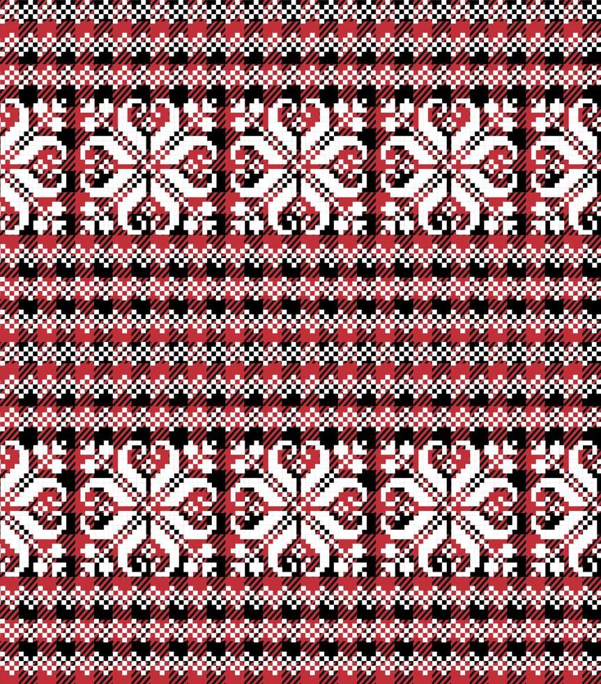 motif de noël et du nouvel an au plaid de buffle. fond festif pour la conception et l'impression vecteur