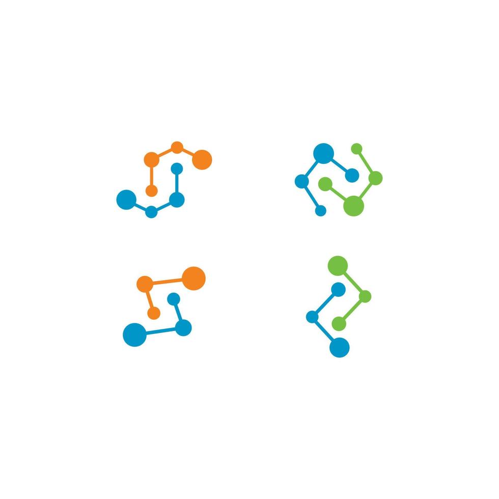 molécule logo vecteur icône illustration