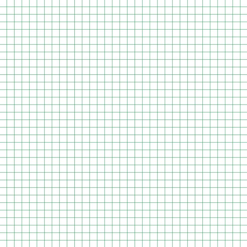 lignes vertes papier quadrillé fond vectorielle continue vecteur