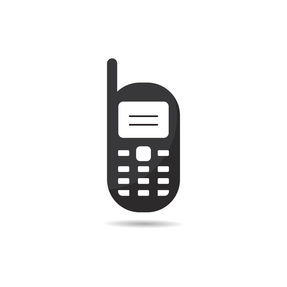 simple handphone gadget logo technologie vecteur icône illustration