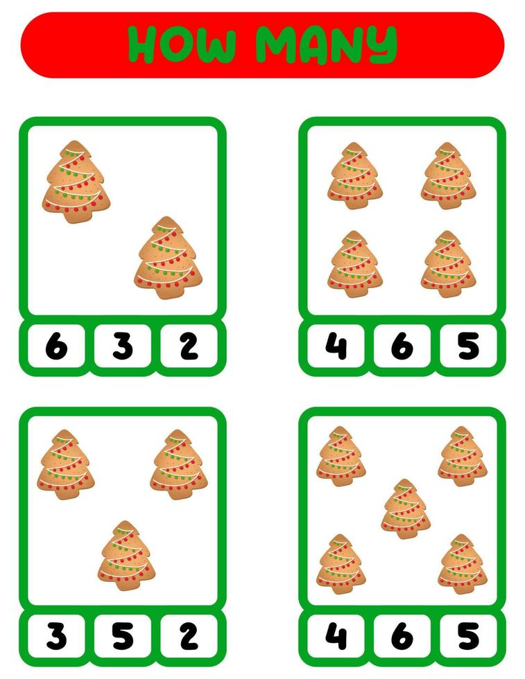 compter combien de gingembre. écrivez la réponse. jeux éducatifs pour les enfants. vecteur