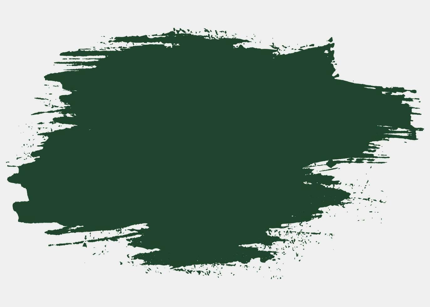 cadre de coup de pinceau de couleur verte vecteur