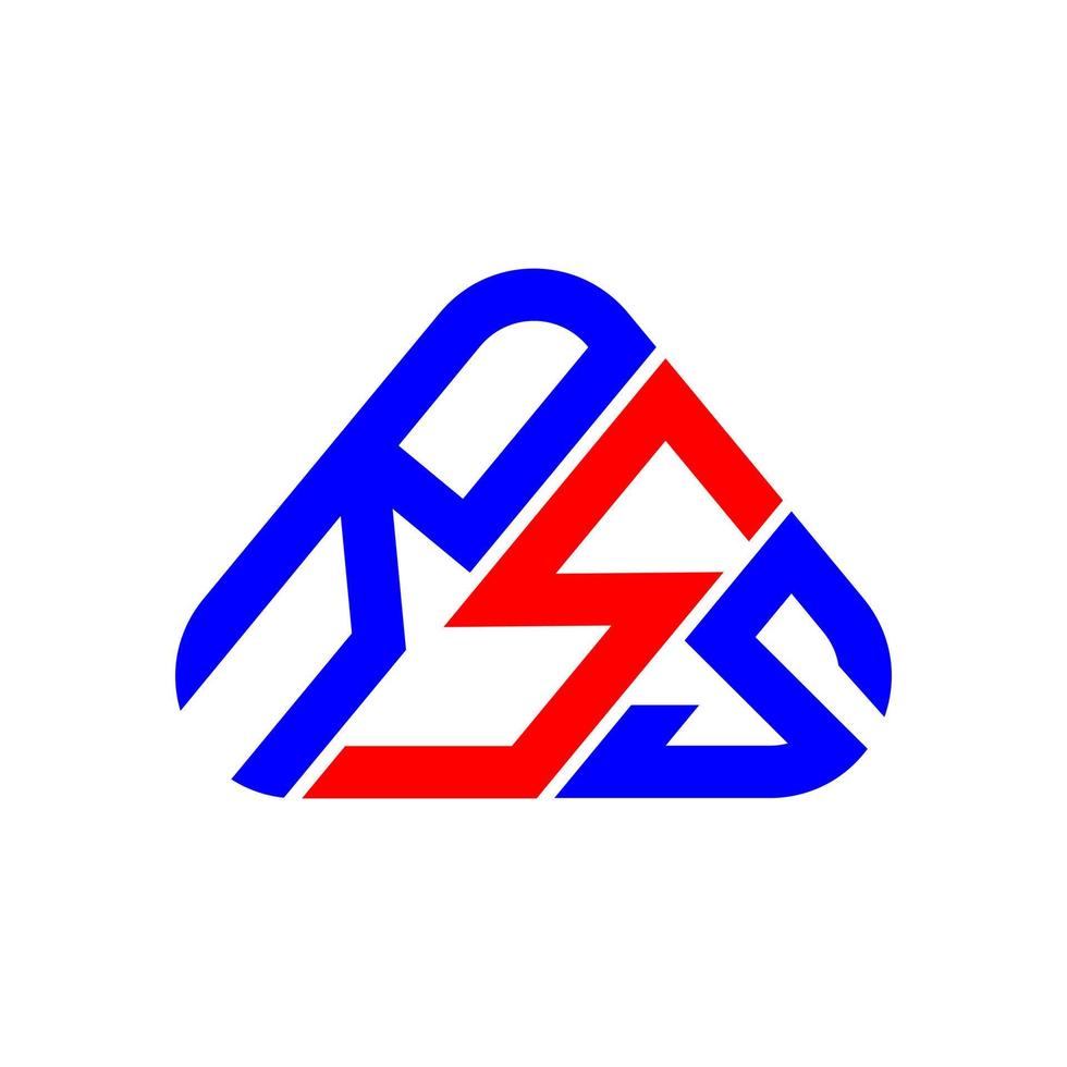conception créative de logo de lettre rss avec graphique vectoriel, logo rss simple et moderne. vecteur