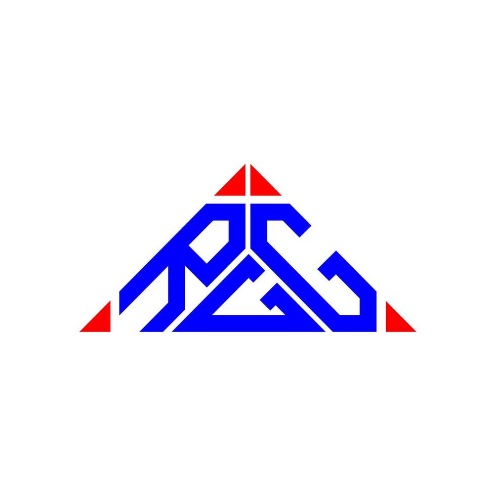 conception créative du logo de lettre rgg avec graphique vectoriel, logo rgg simple et moderne. vecteur