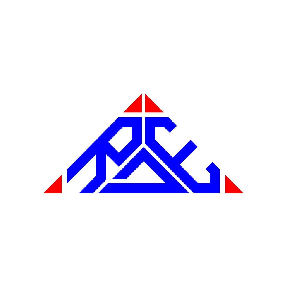 conception créative de logo de lettre rde avec graphique vectoriel, logo rde simple et moderne. vecteur